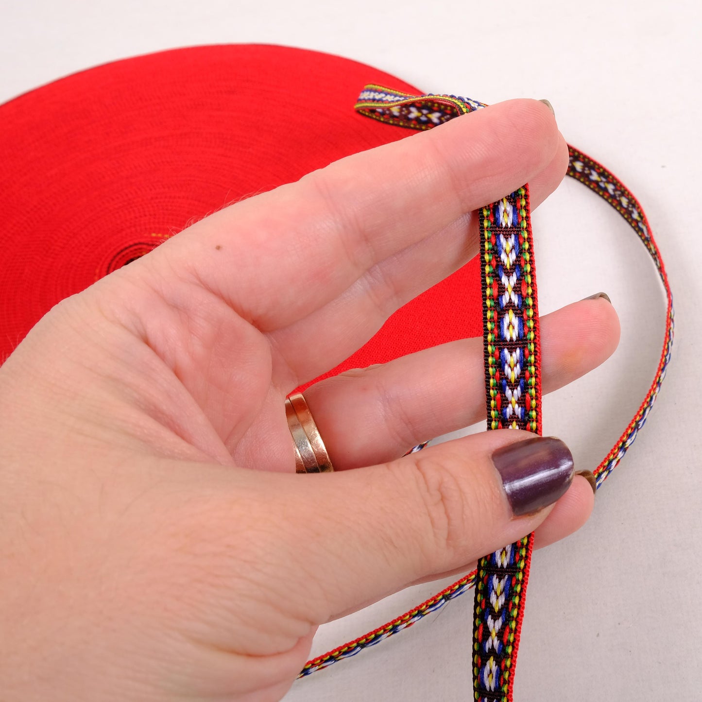 Allmoge - Folk art trim - multicolor 10mm