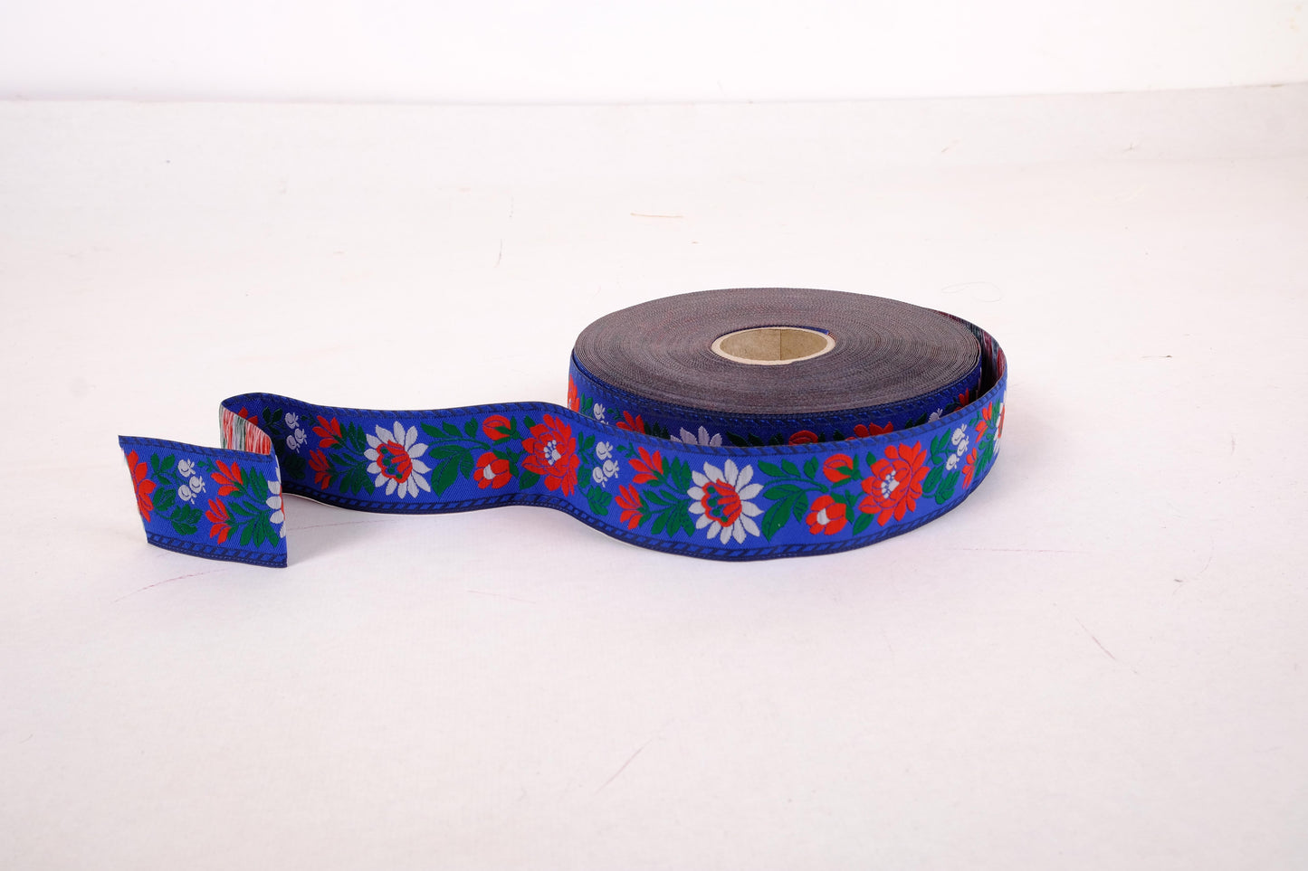 PINAVIJA - Blue Floral ribbon 35mm