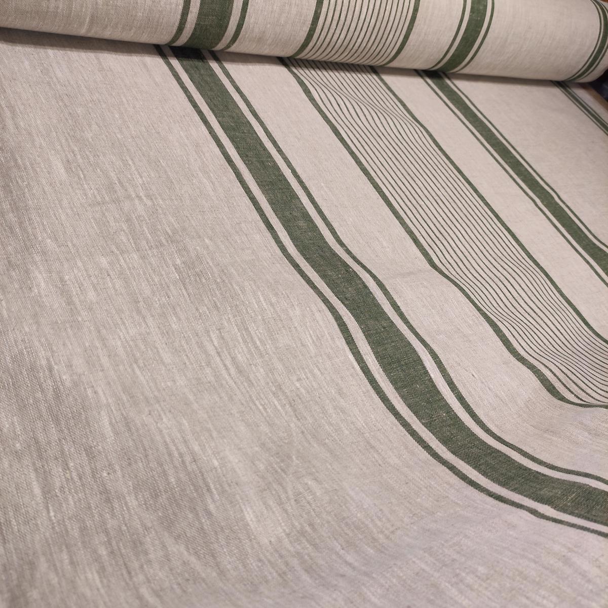 Village green - linen fabric - 399H