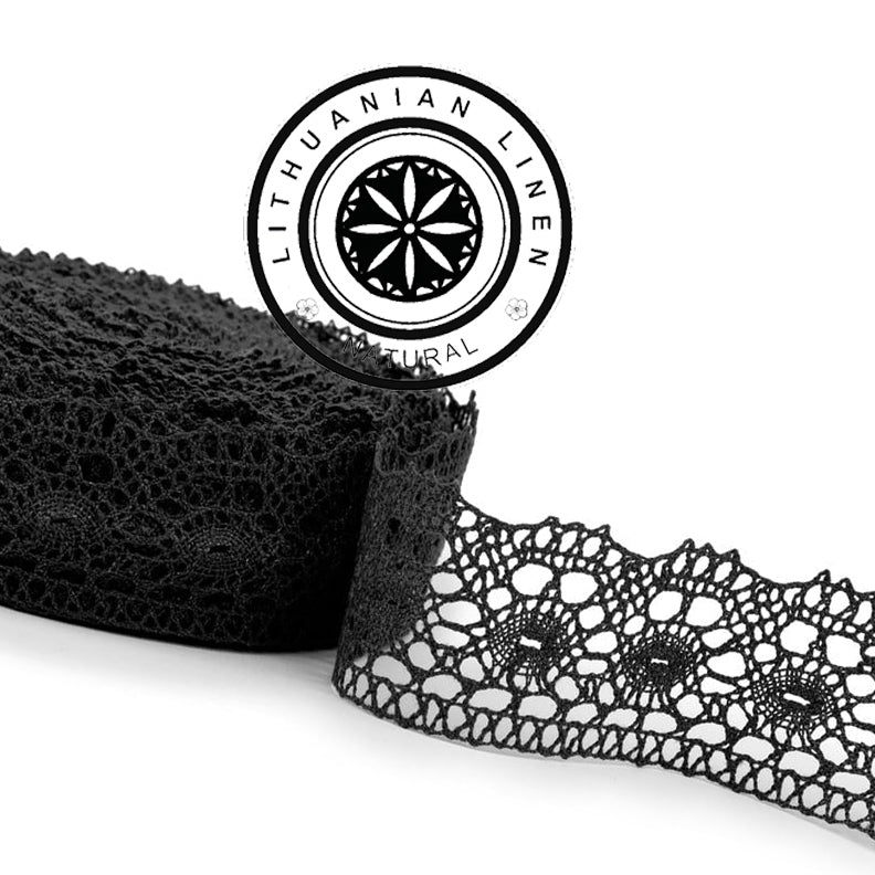 Linen lace trim - 55mm - 1103L