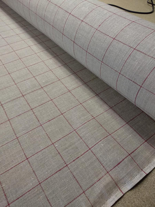 Windows - natur bordo - linen fabric - 909M