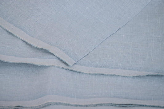 Water pale blue-green - linen fabric - 180gsm - 791M