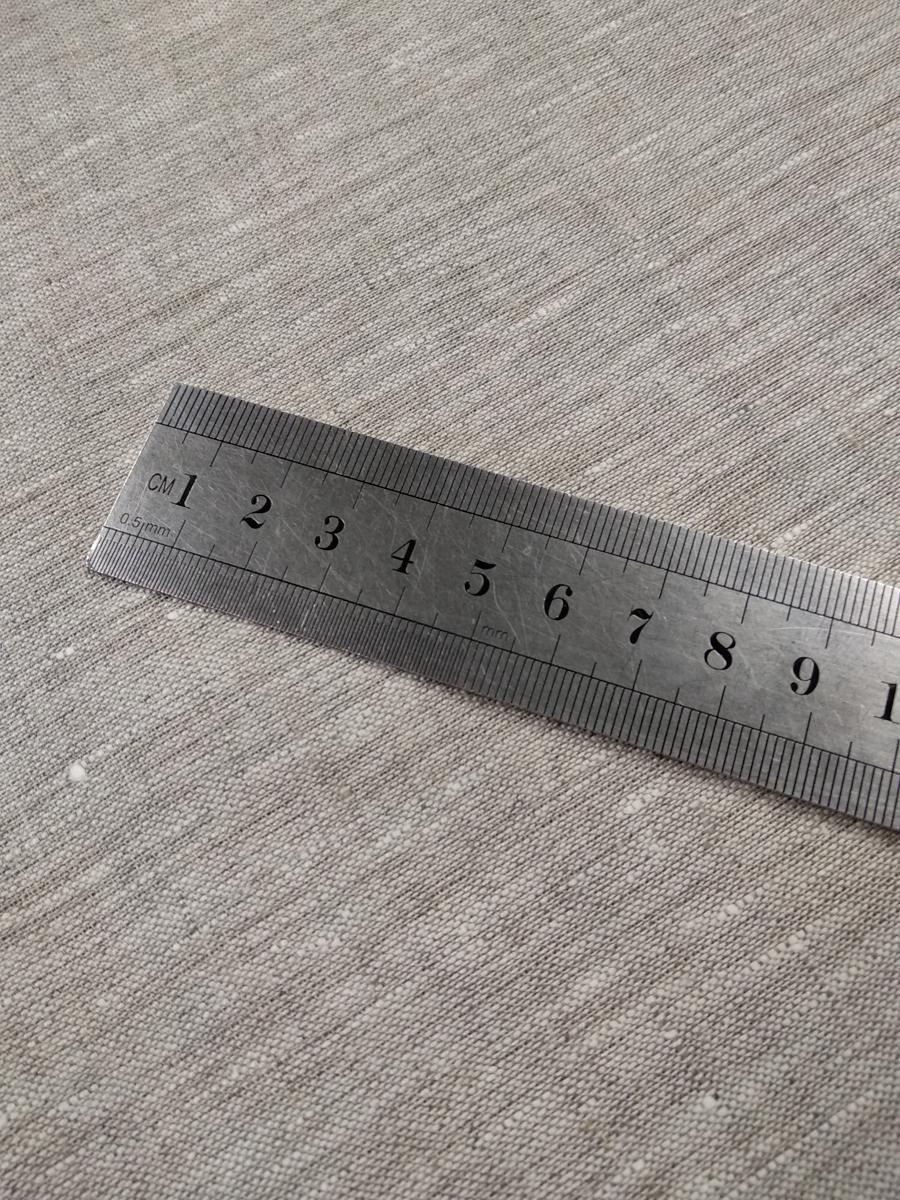 Oatmeal natur - wide linen fabric - 180gsm - 724M