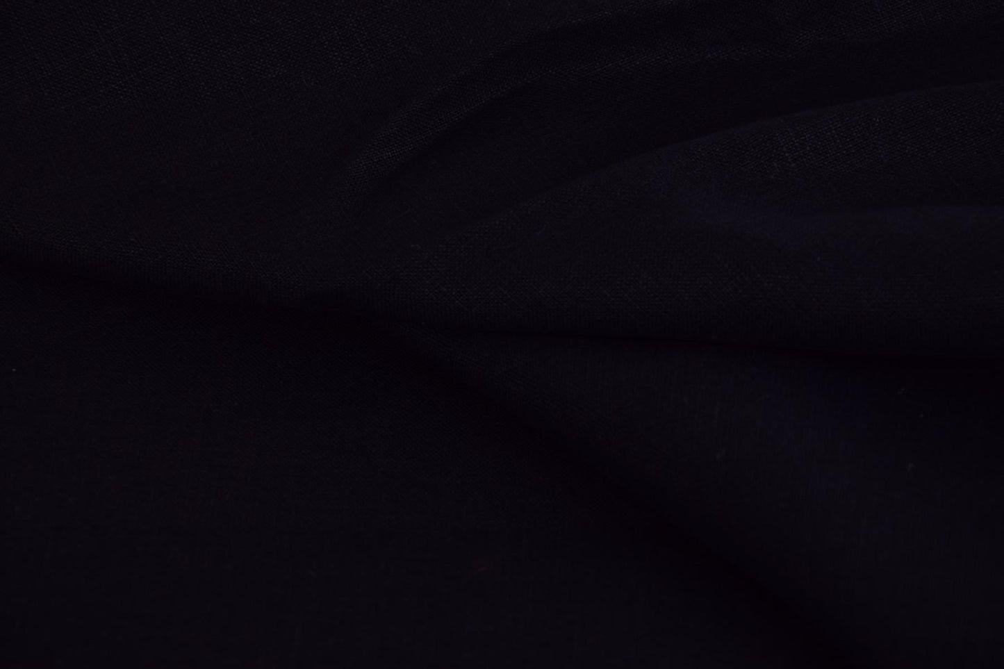 Black - linen fabric - 370M
