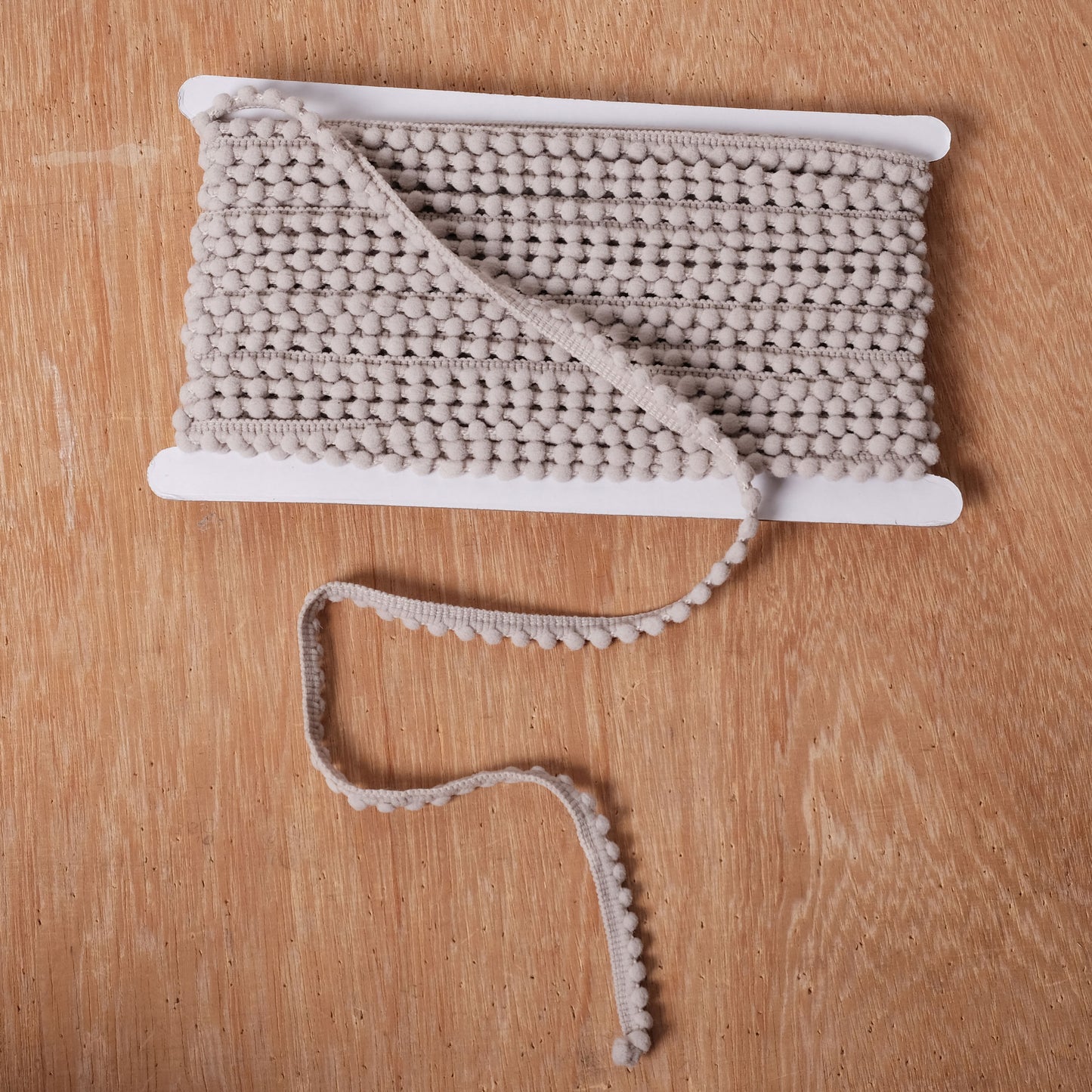 Pom-pon trim - small natur - 1974S