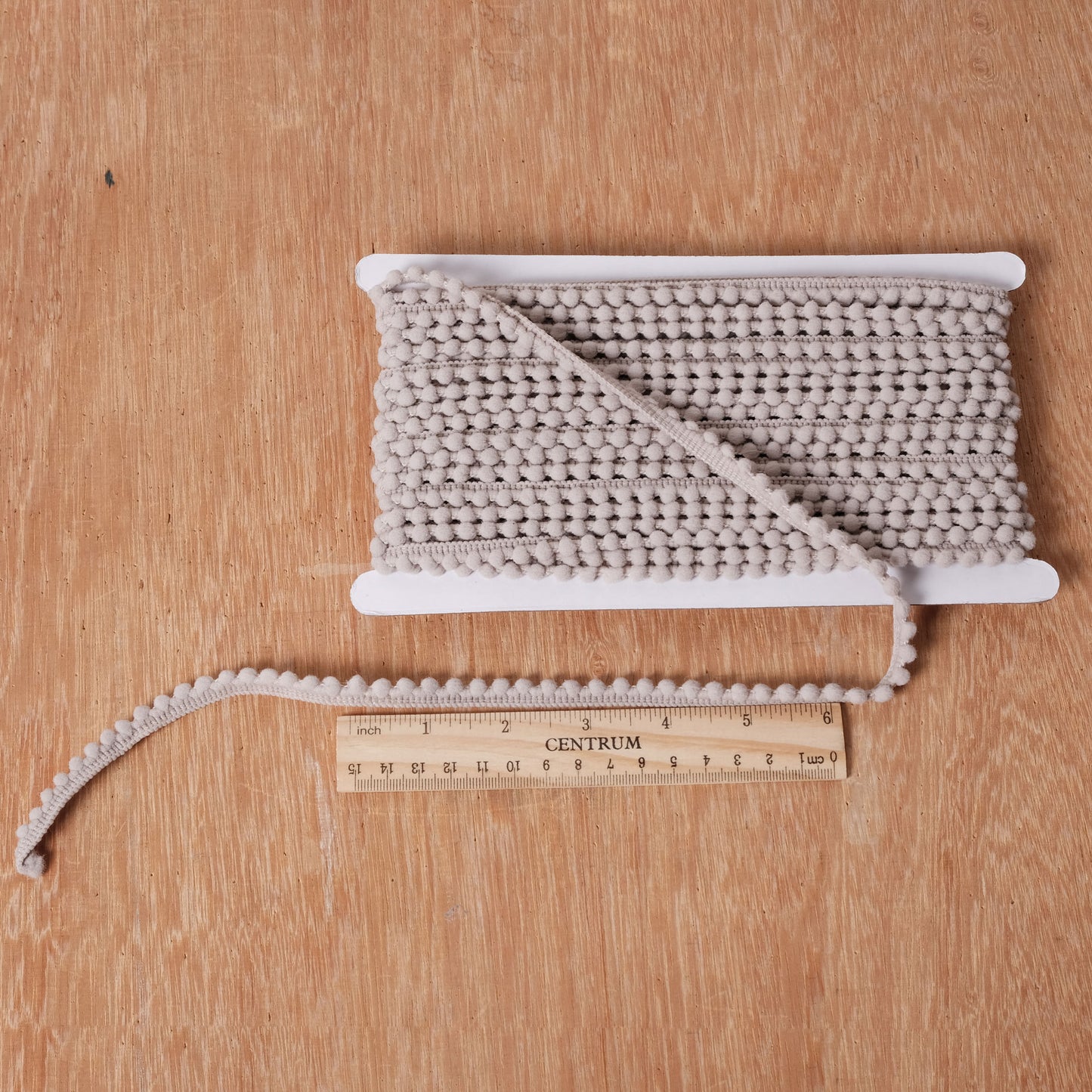 Pom-pon trim - small natur - 1974S