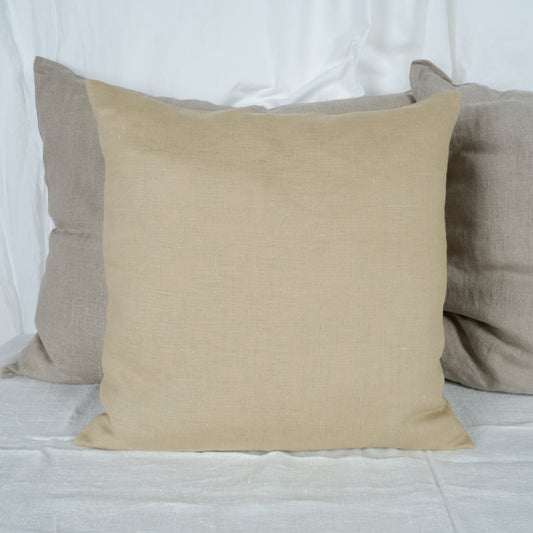 Green military - linen pillowcase