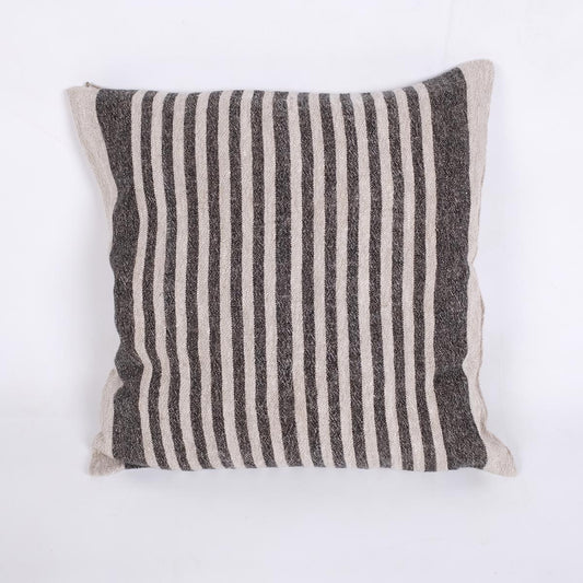 Black Striped - Provence - heavy linen pillowcase