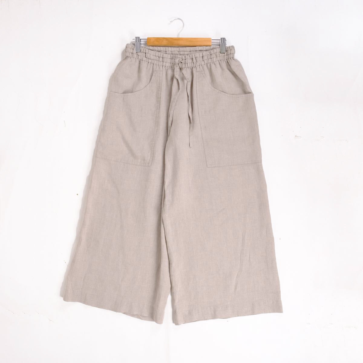 Natural linen pants