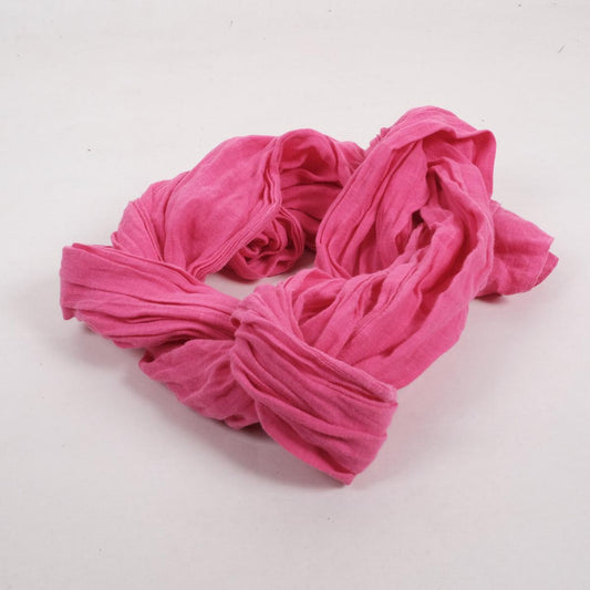 Pink bright Unisex Linen scarf