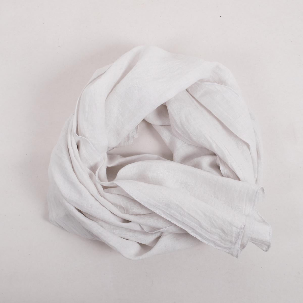 White bone - Linen scarf
