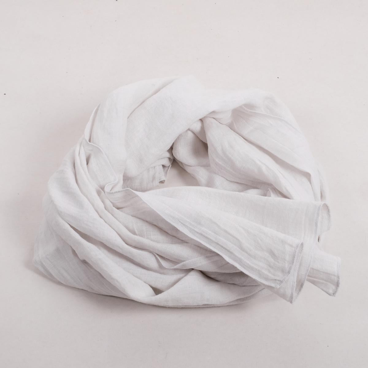 White bone - Linen scarf