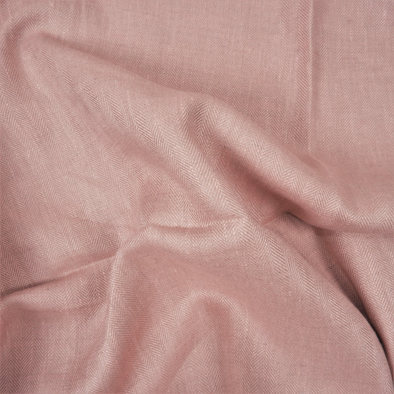 Herringbone - Dusty rose - linen fabric - 585M