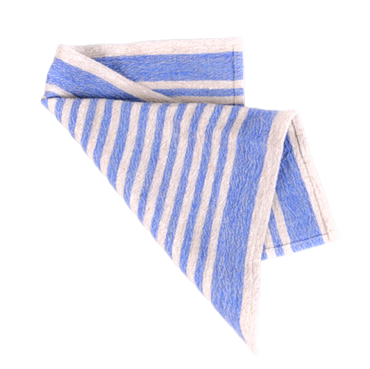 Natur linen napkin - blue stripes - Provence