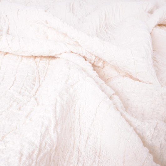 Offwhite - double sided linen fabric - wide - 8835