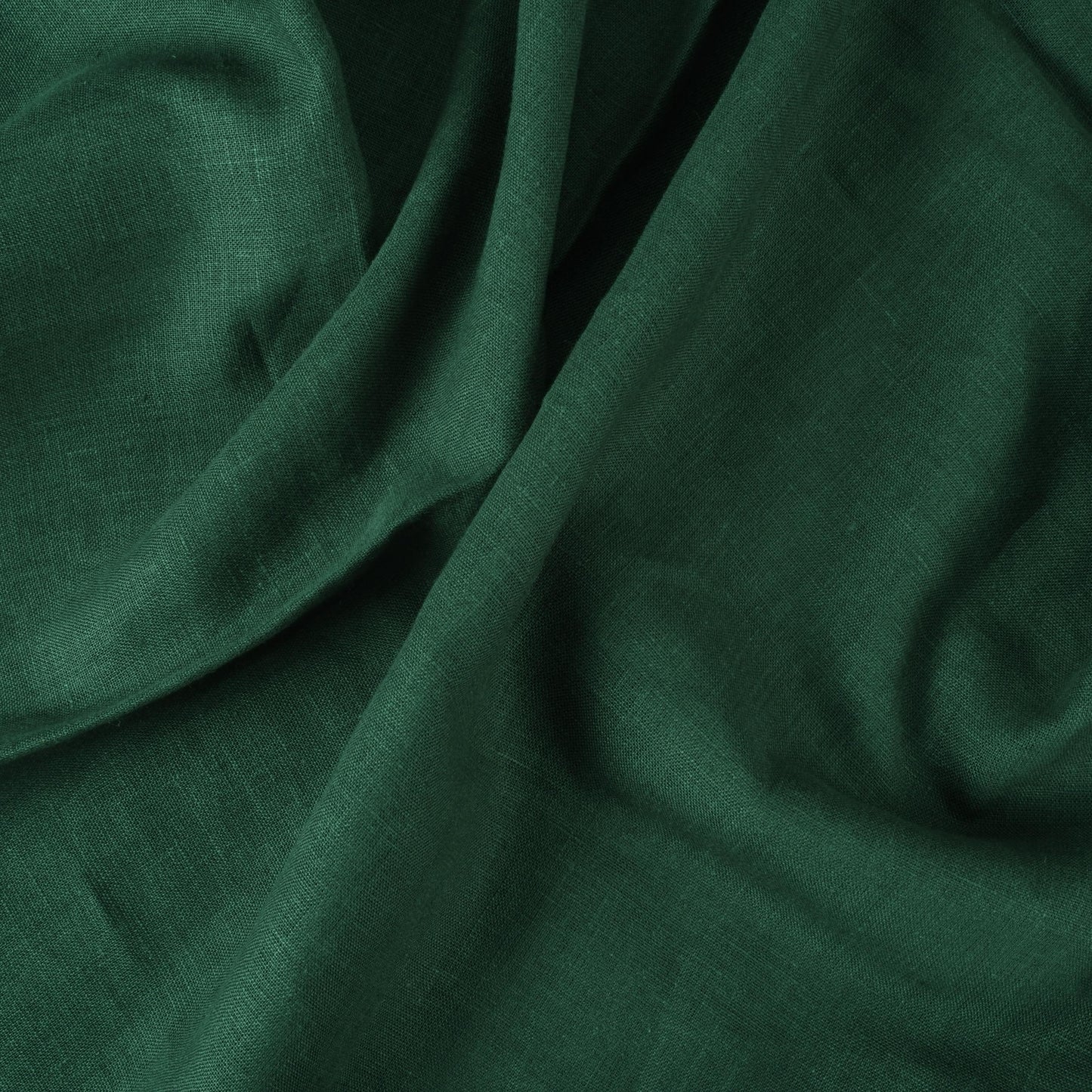 Hunter green- linen fabric - 180g/² - 594M