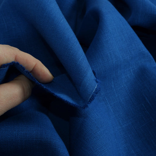 Royal blue- linen fabric - 230g/² - 599M