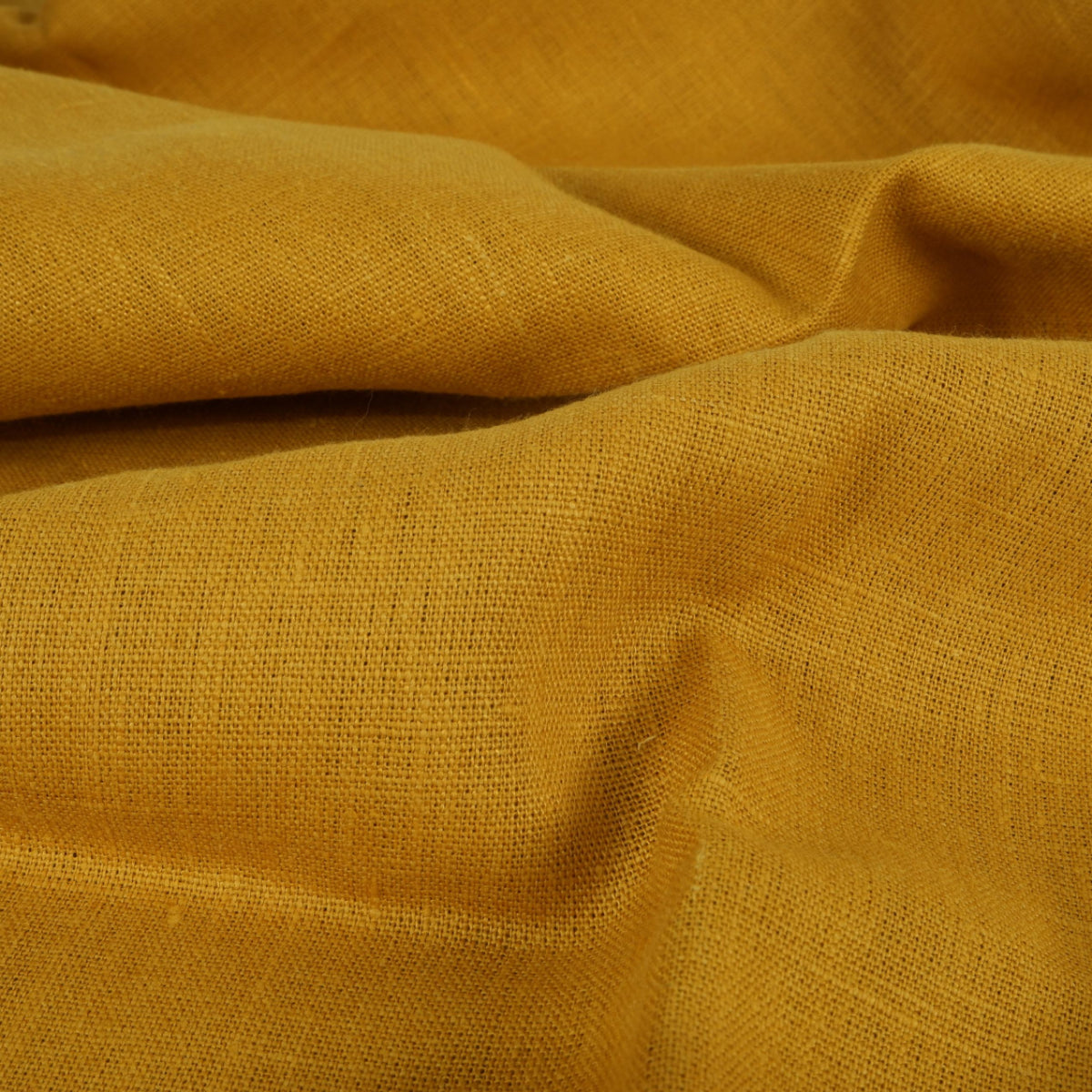 Mustard - linen fabric - 230g/² - 635M