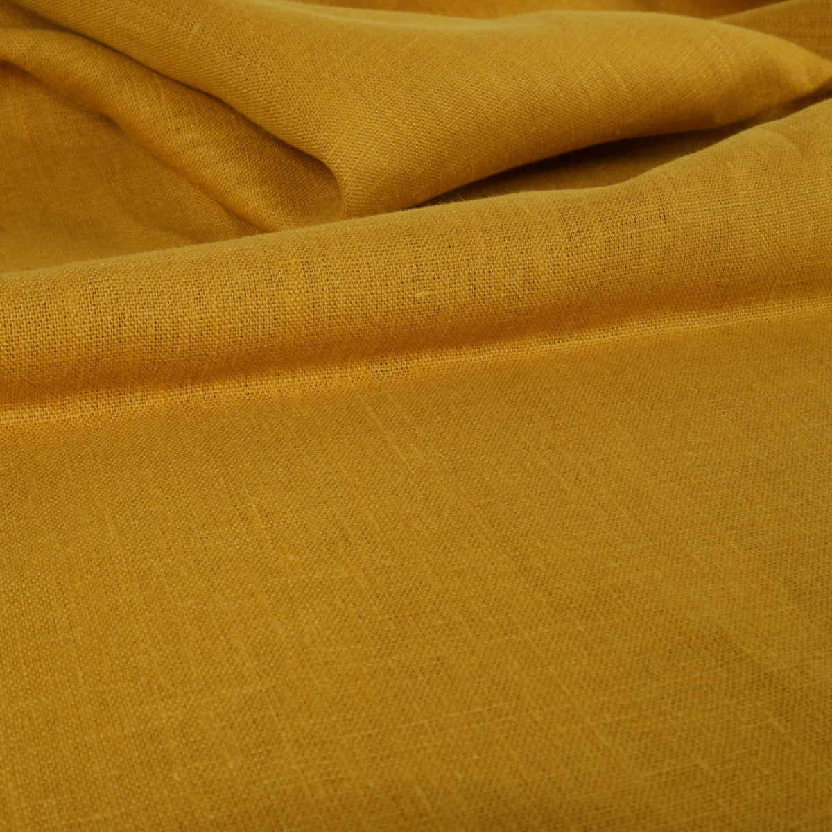 Mustard - linen fabric - 230g/² - 635M