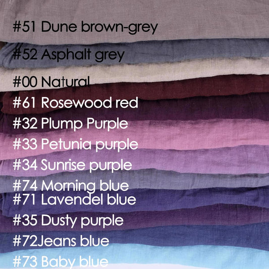 200gsm Stone washed linen fabric - 000SW200 by bolt