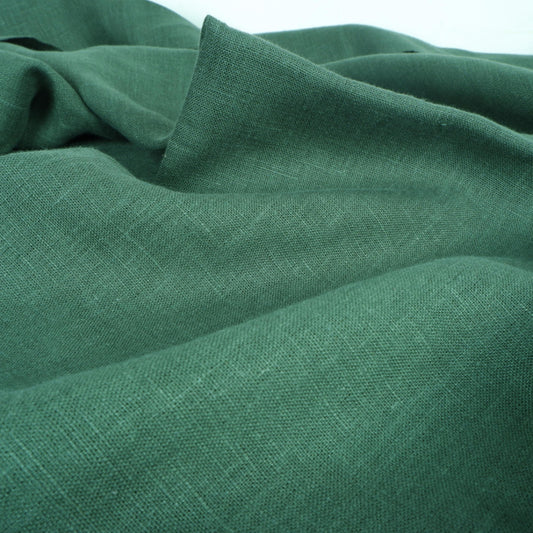 Taiga green - linen fabric - 230g/² - 638M