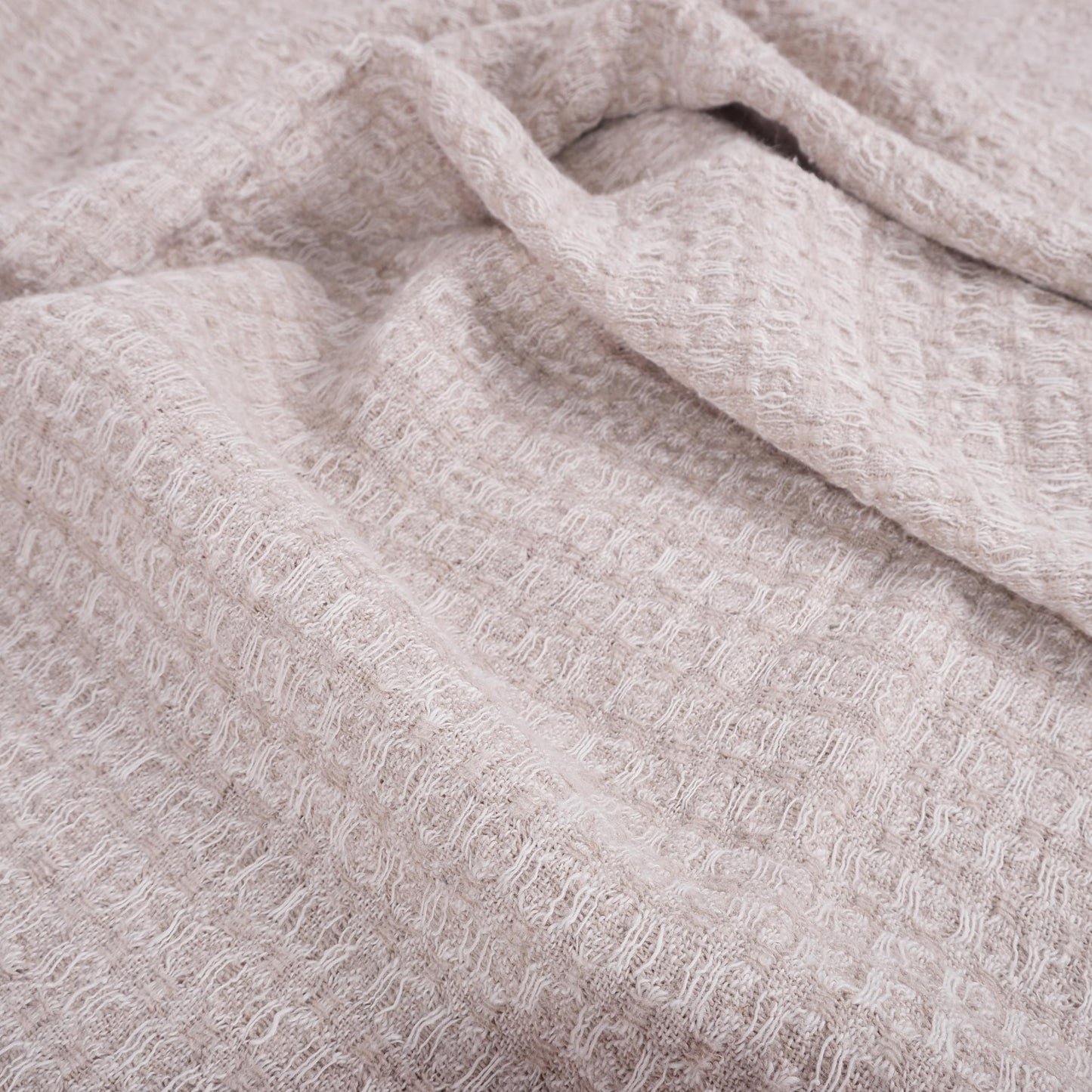 Waffle - natur - extra wide - linen fabric - 832VA