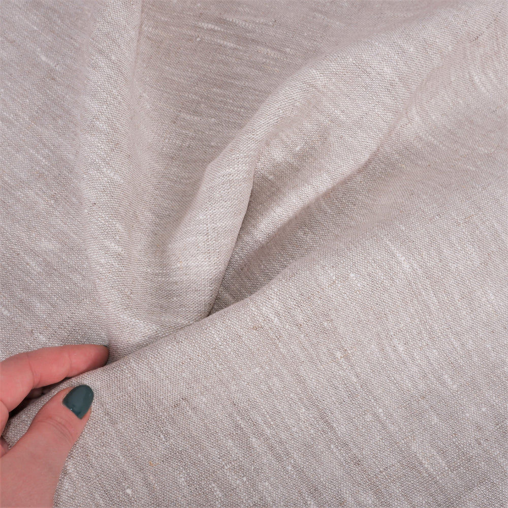Natur oatmeal - chambre - heavy linen fabric - regular - 329H