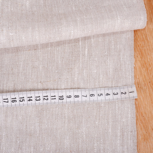 Natur oatmeal - chambre - heavy linen fabric - regular - 329H