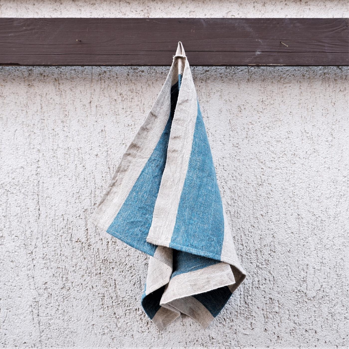 Ocean blue stripes - Kitchen towel - Tuscany