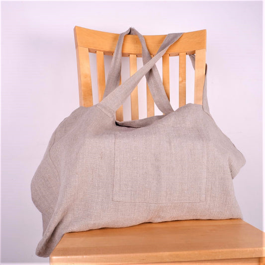 Natural linen bag