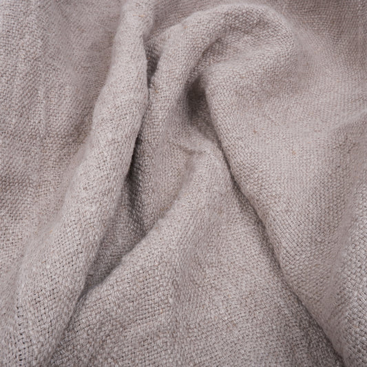 WIDE - Extra heavy - natur linen fabric - washed - 9938W