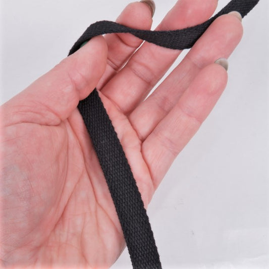 DORIS - Heavy Duty Woven Webbing Tape - Trim - Black - 1956G