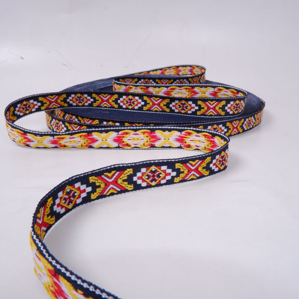 Folk art trim - NATIVE Yellow - 20mm