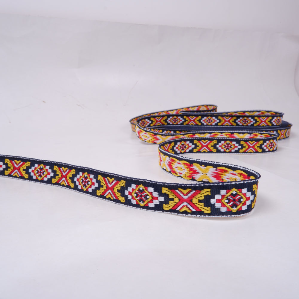 Folk art trim - NATIVE Yellow - 20mm
