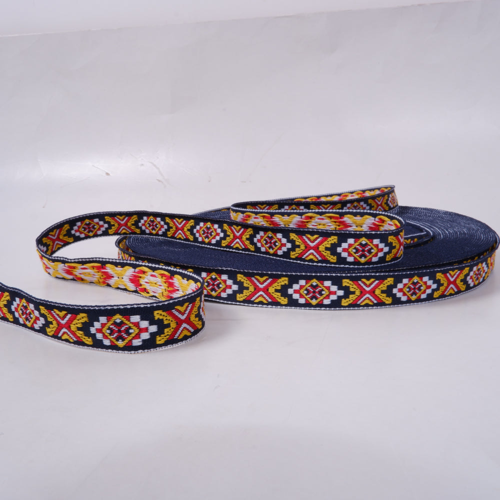 Folk art trim - NATIVE Yellow - 20mm