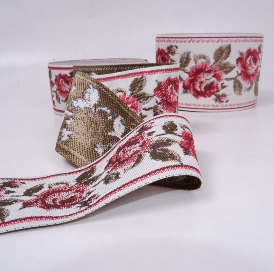 Roses ribbon - 60 mm