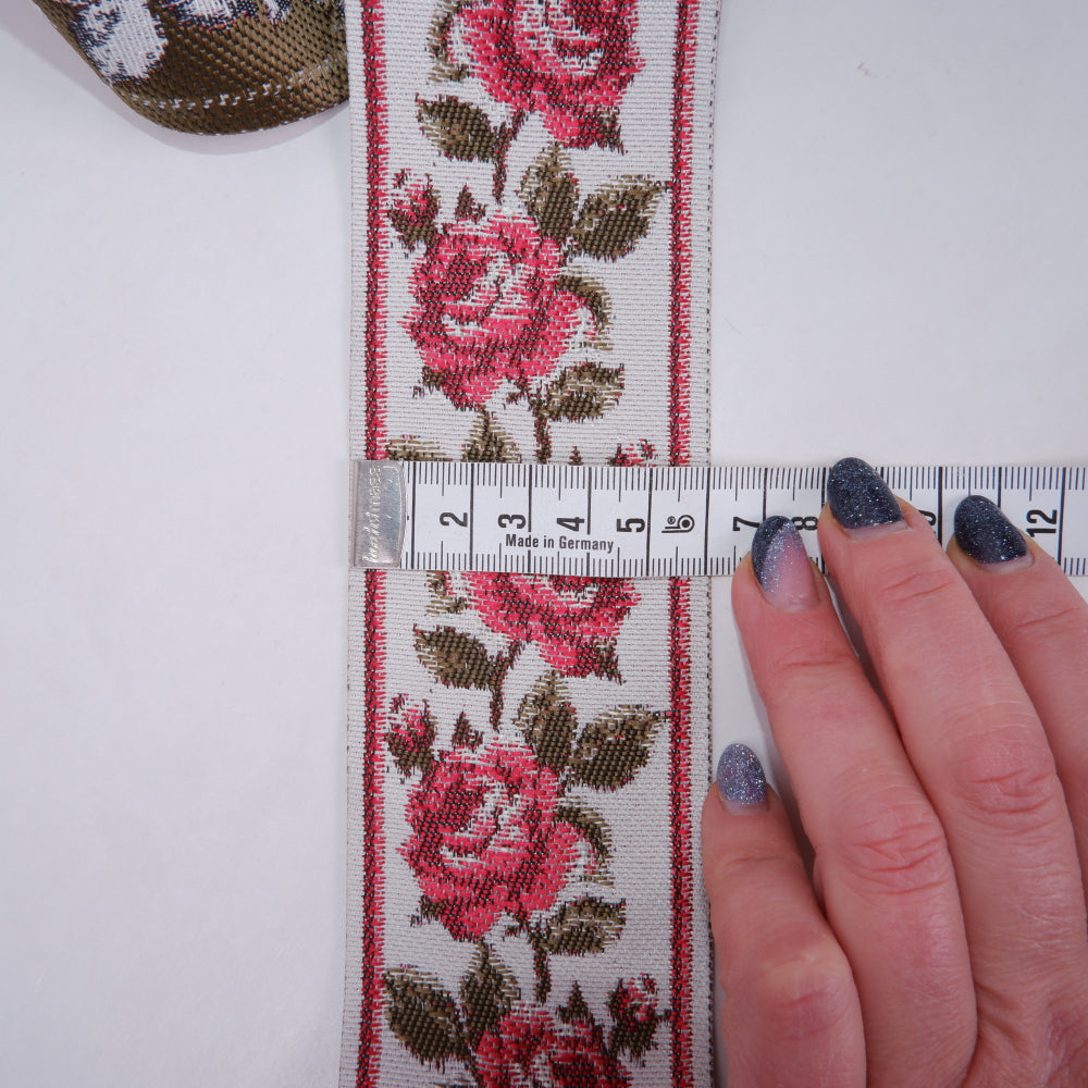 Roses ribbon - 60 mm