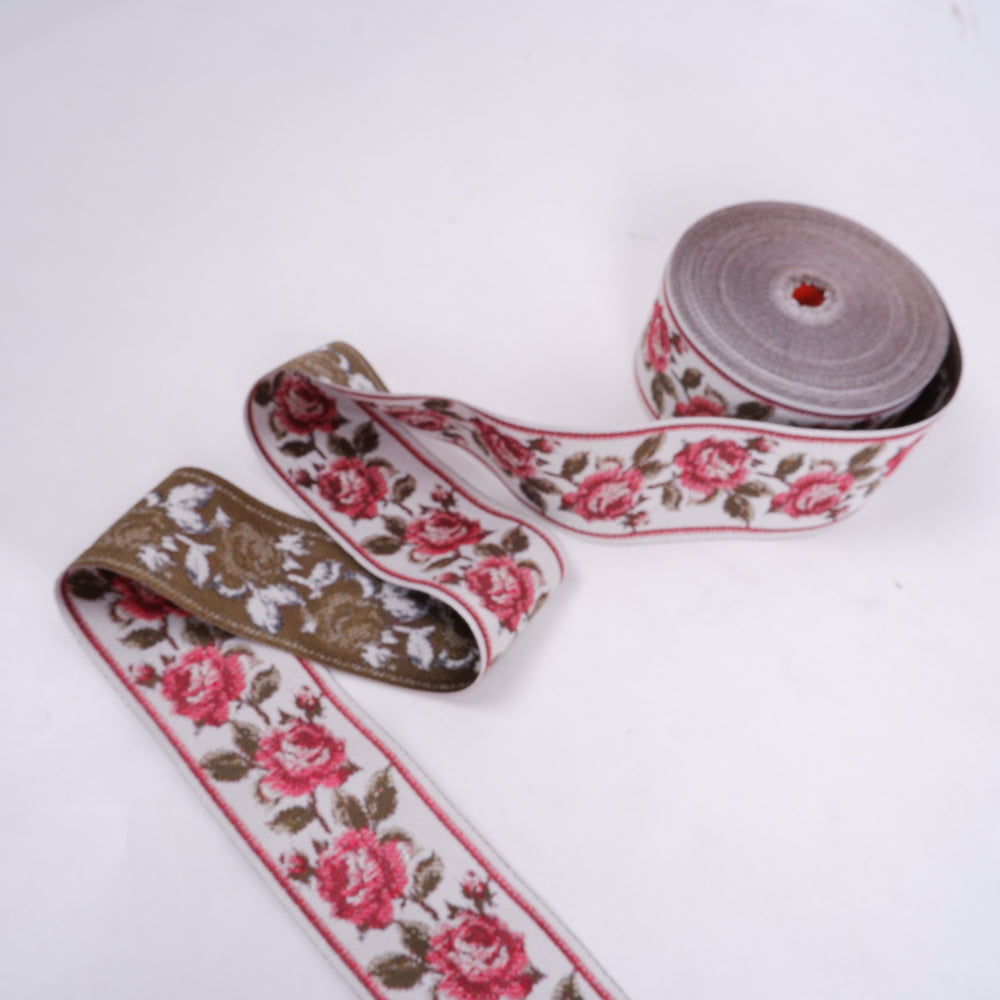 Roses ribbon - 60 mm