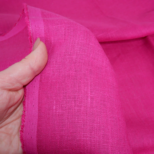 Magenta - Heavy linen fabric - Regular - T008H
