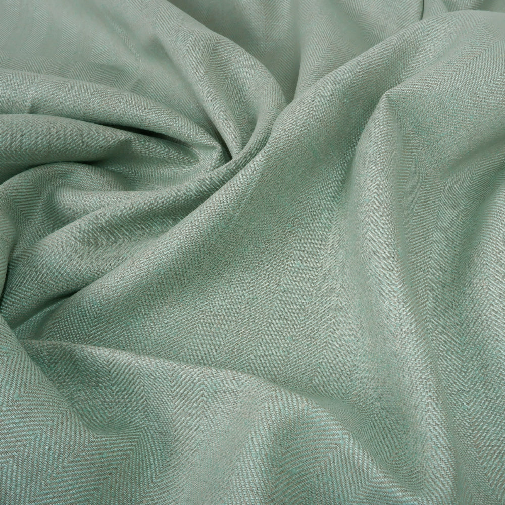 Herringbone - Grey&natural - Heavy linen fabric - T017H