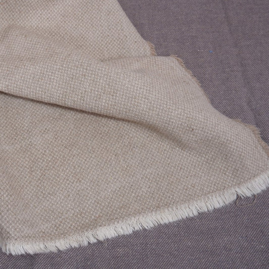 Natural linen blanket - Rice