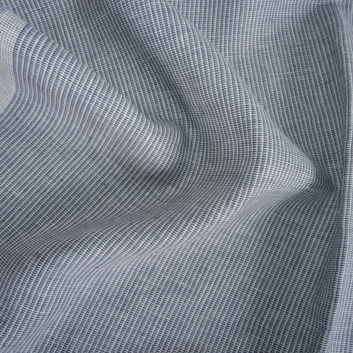 Linen fabric - greyish blue - T112