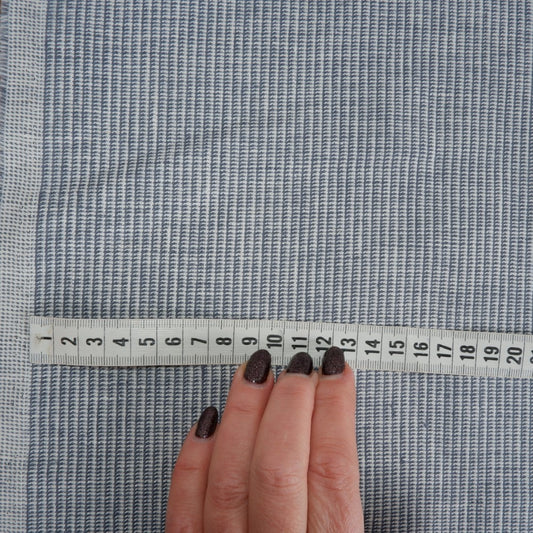 Linen fabric - greyish blue - T112