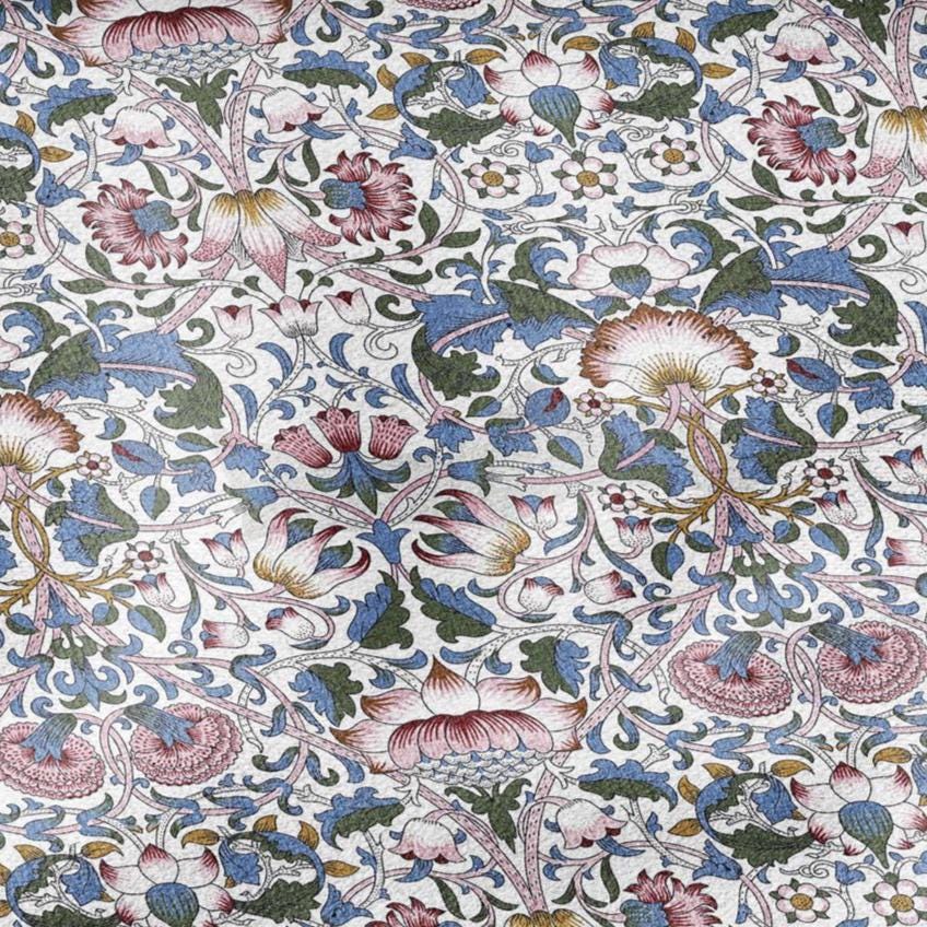 William Morris Lodden print on 100% LINEN - Victorian Art crafts linen Fabric - botanical Historical upholstery home textile