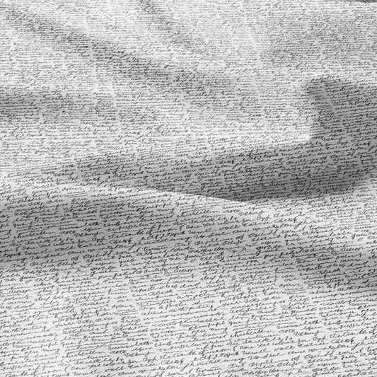 100% LINEN Fabric Abstract Handwritten print - modern contemporary print on linen fabric upholstery dress making curtains