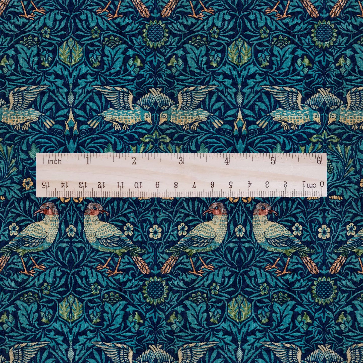 William Morris Birds print on 100% LINEN, Victorian Art and crafts linen Fabric, Linen fabric botanical Historical upholstery home textile
