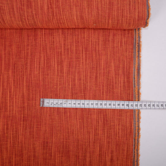 Premium Linen striped Fabric in brick red | Naples stripe Medium weight multicolor stripes Copenhagen Stripe