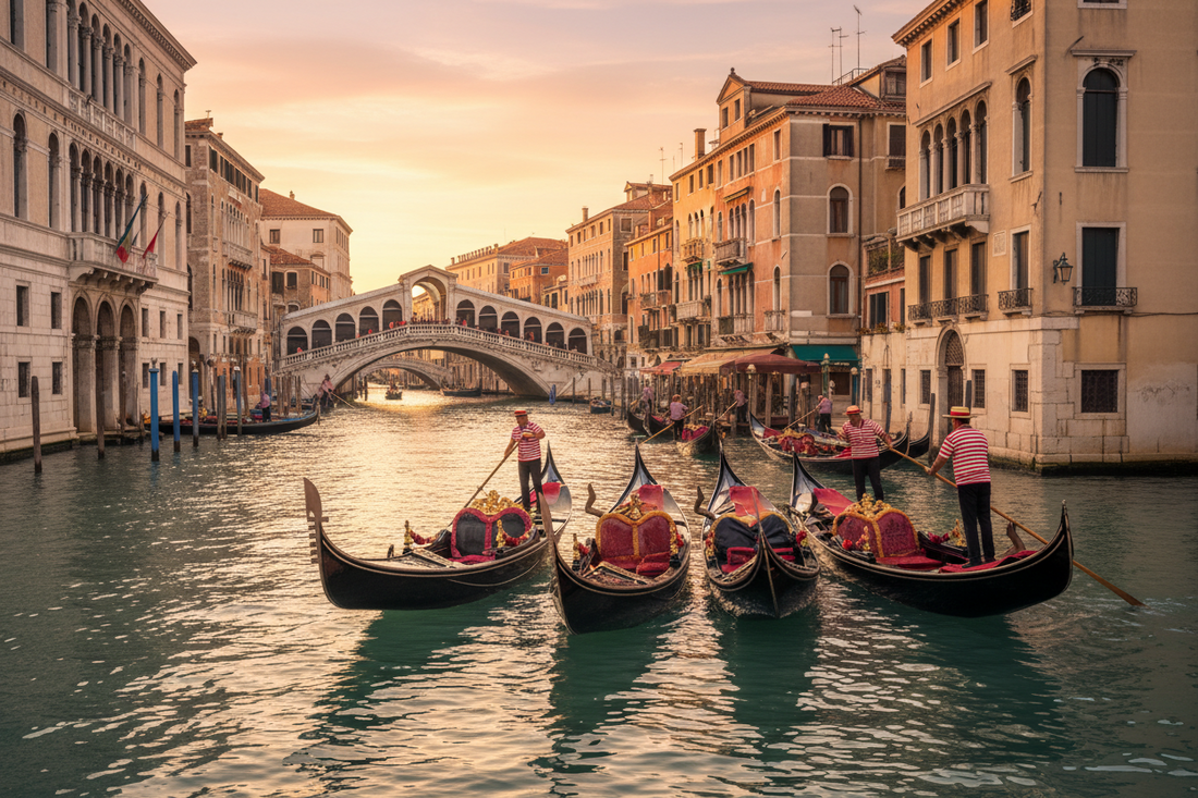 From Venezia with Love: How Gondolas, Gelato & Golden Sunsets Inspired My Linen Print