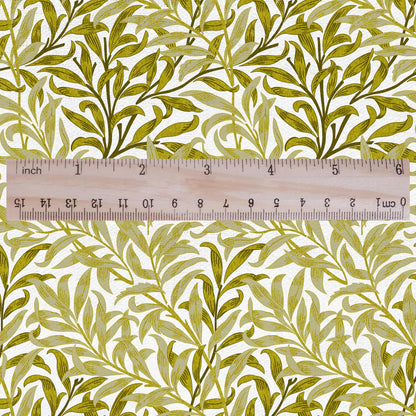 William Morris Willow Bough 100% LINEN Fabric - British linen floral upholstery home textile Victorian fabrics 3311
