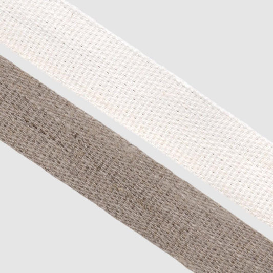 10/15/25/40 mm wide linen ribbon for sewing project, linen wrapping ribbon trim, linen band various sizes Webbing strap